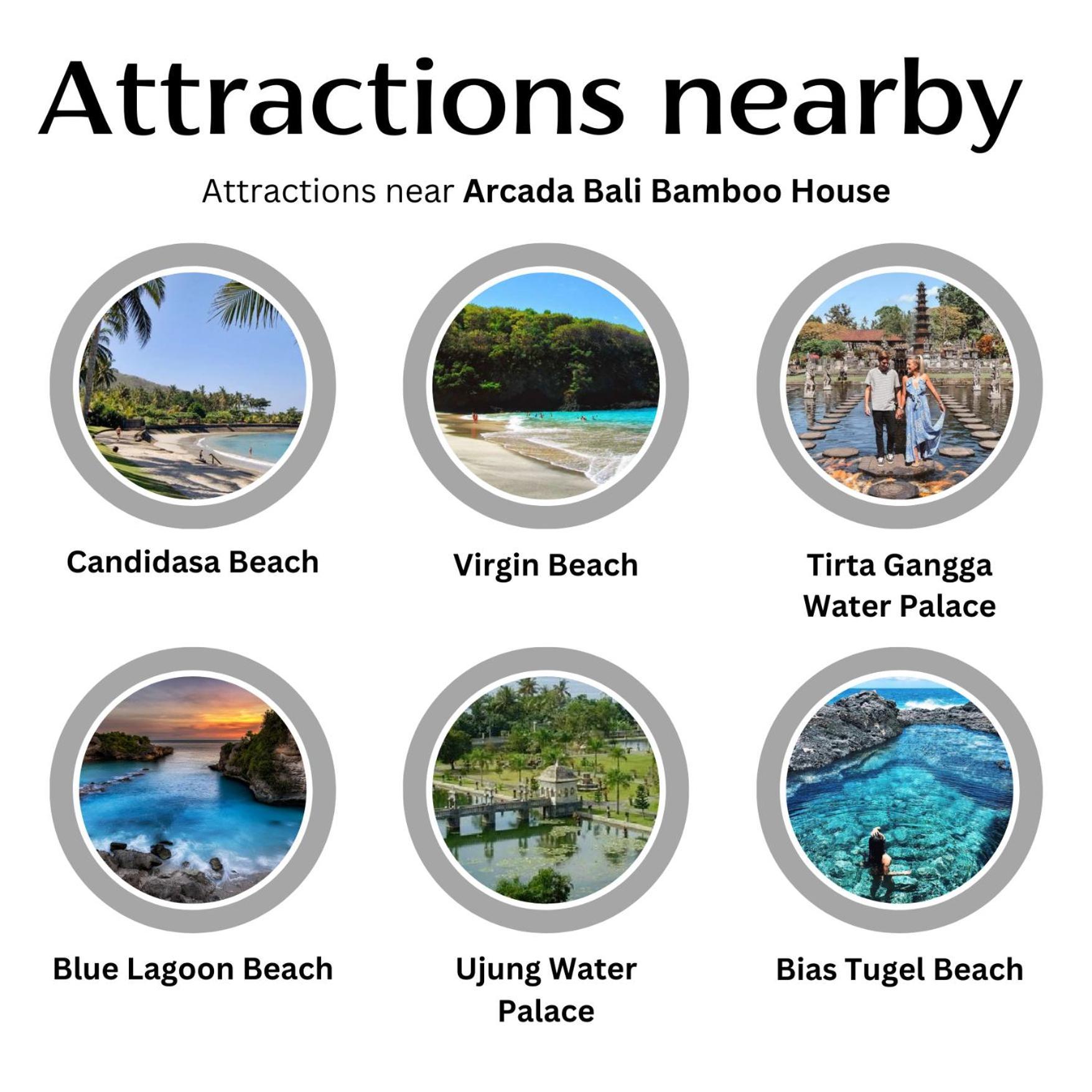 Arcada Bali Bamboo House Villa Sidemen  Exterior foto