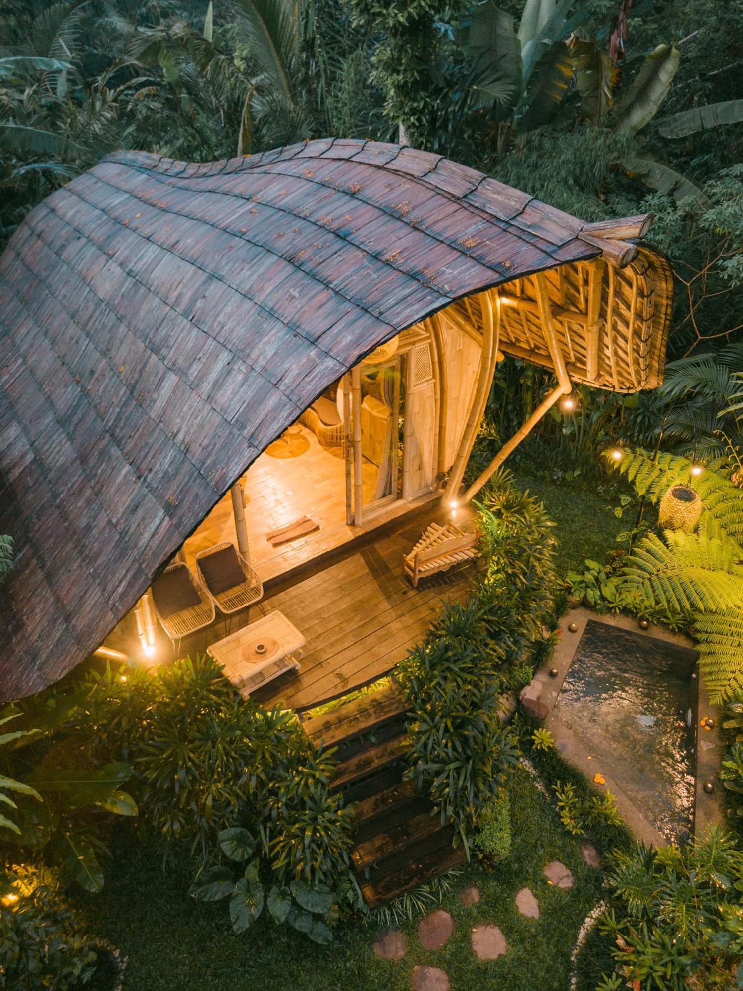 Arcada Bali Bamboo House Villa Sidemen  Exterior foto