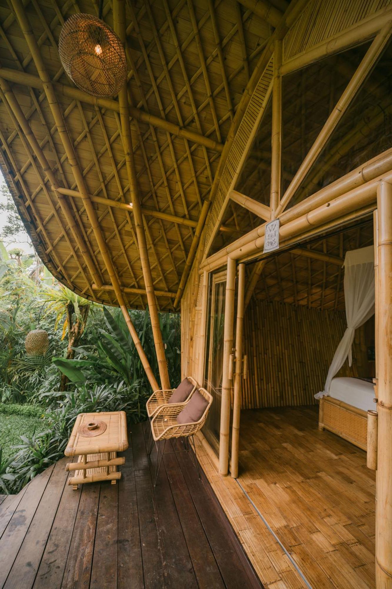 Arcada Bali Bamboo House Villa Sidemen  Exterior foto