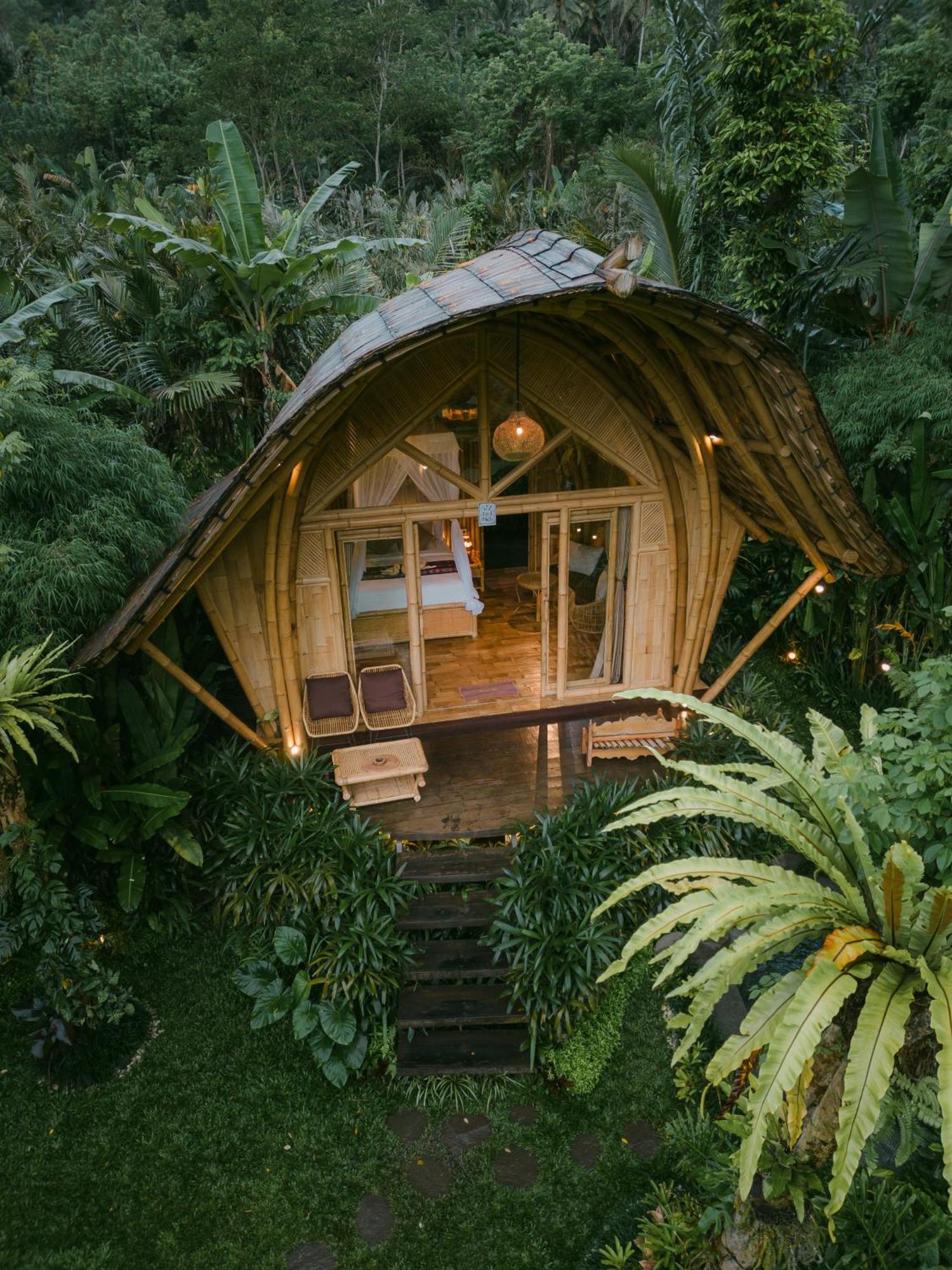 Arcada Bali Bamboo House Villa Sidemen  Exterior foto