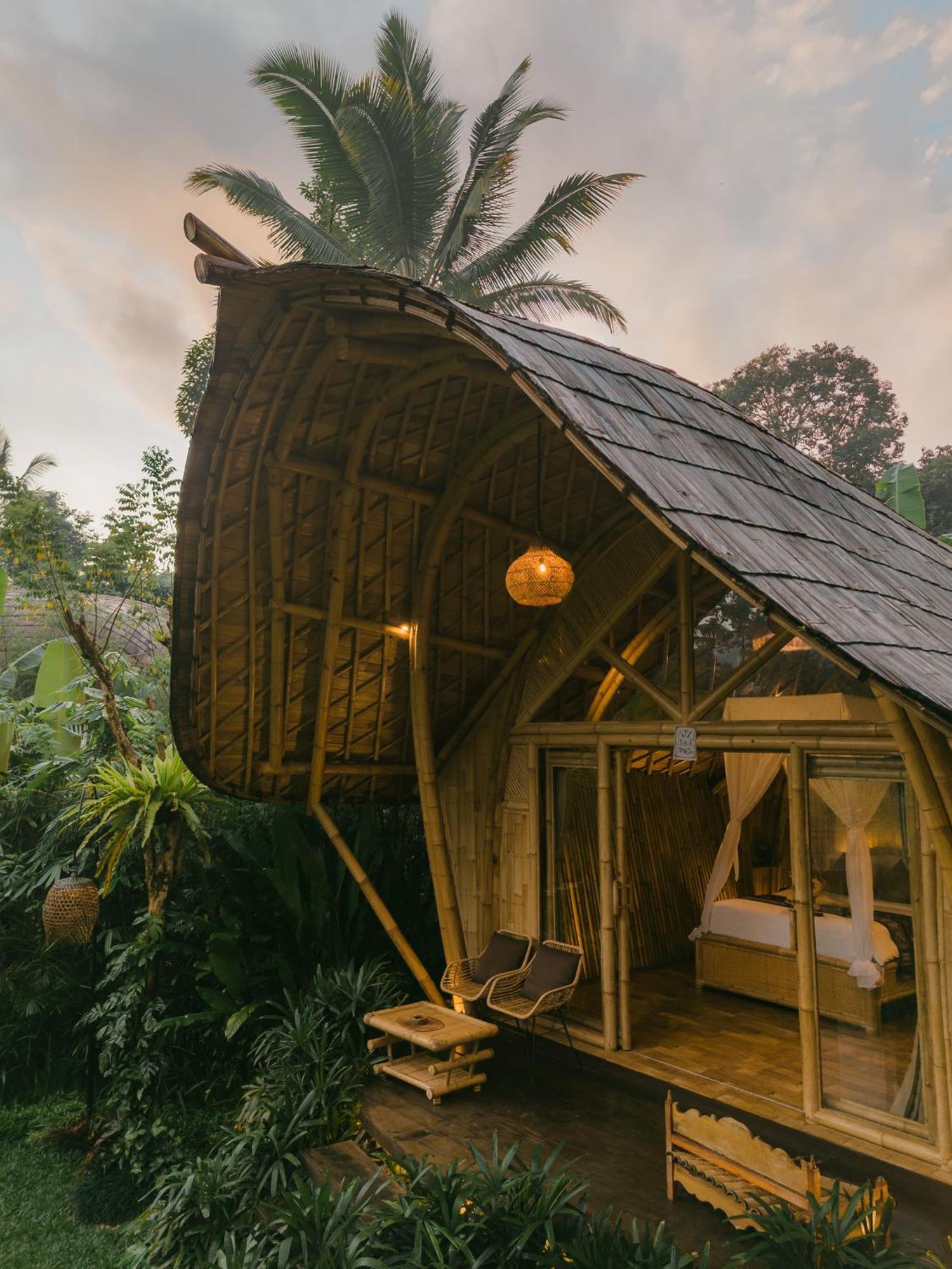 Arcada Bali Bamboo House Villa Sidemen  Exterior foto