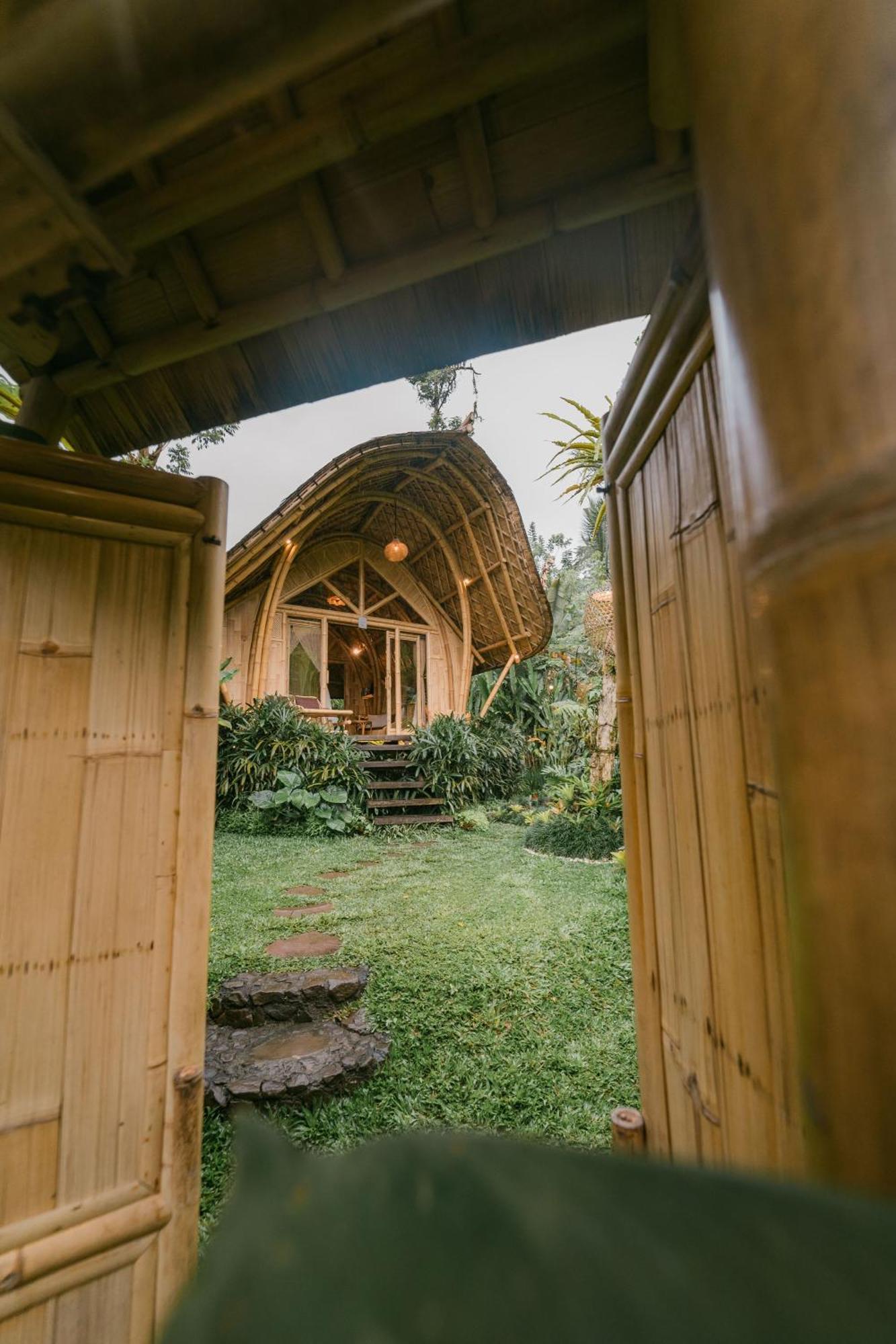 Arcada Bali Bamboo House Villa Sidemen  Exterior foto
