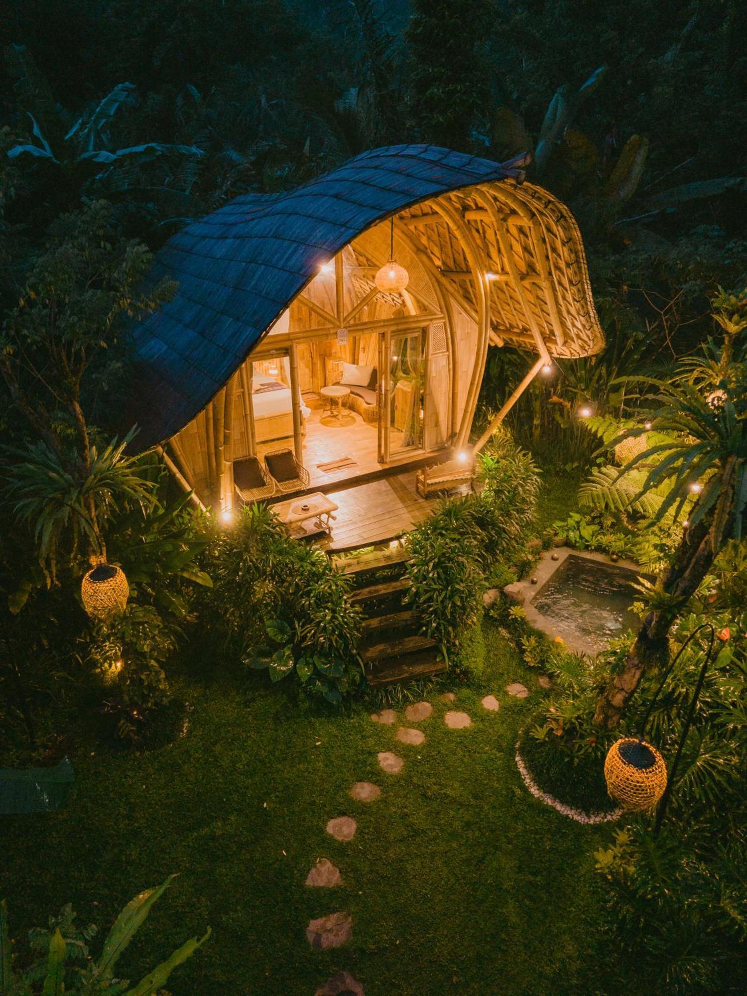 Arcada Bali Bamboo House Villa Sidemen  Exterior foto