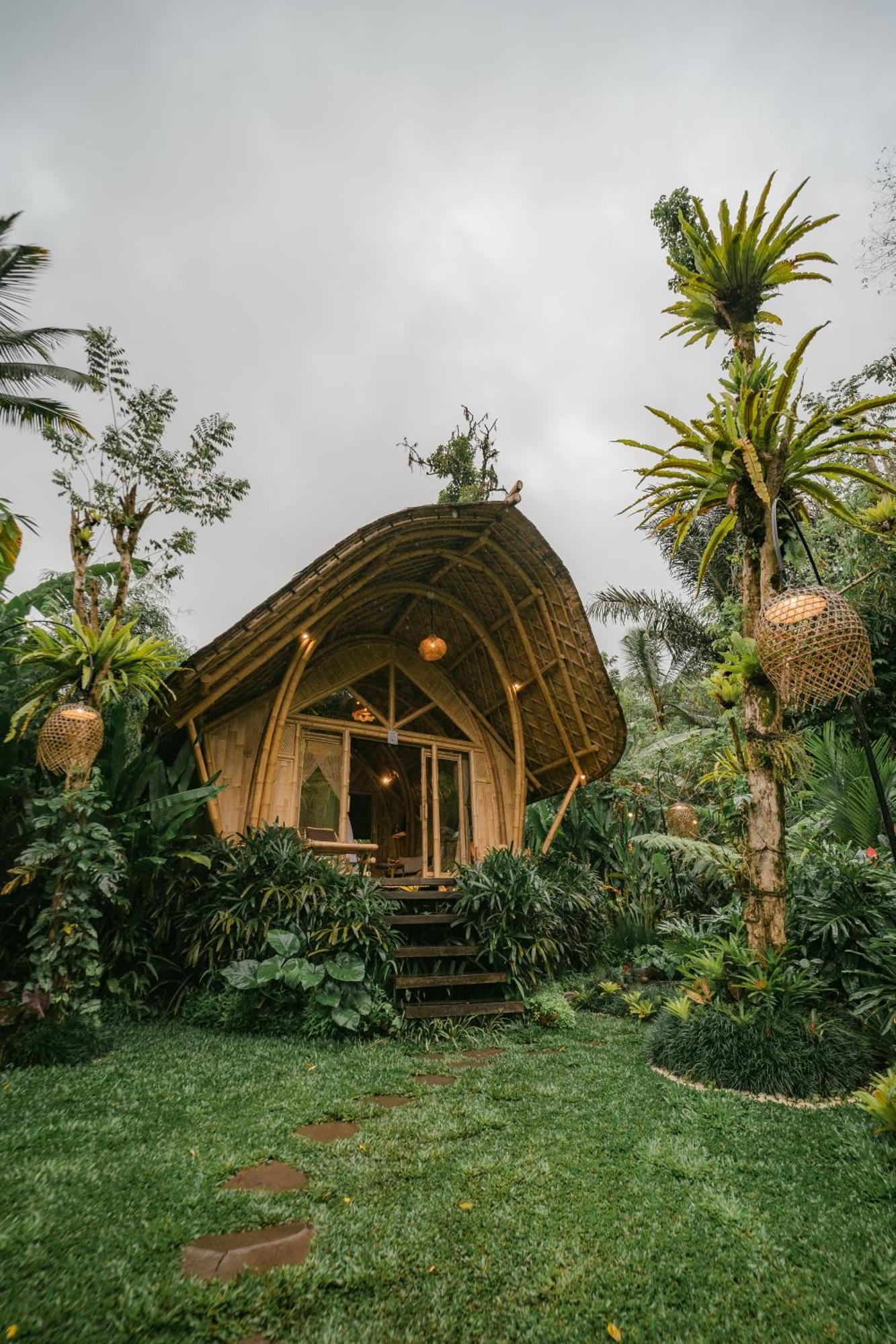 Arcada Bali Bamboo House Villa Sidemen  Exterior foto