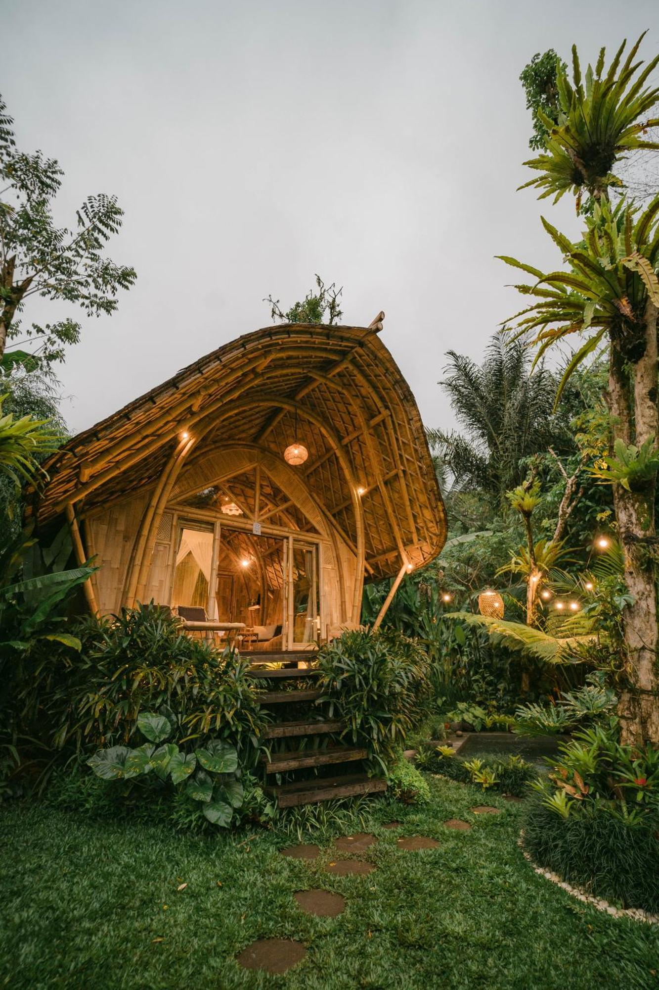 Arcada Bali Bamboo House Villa Sidemen  Exterior foto