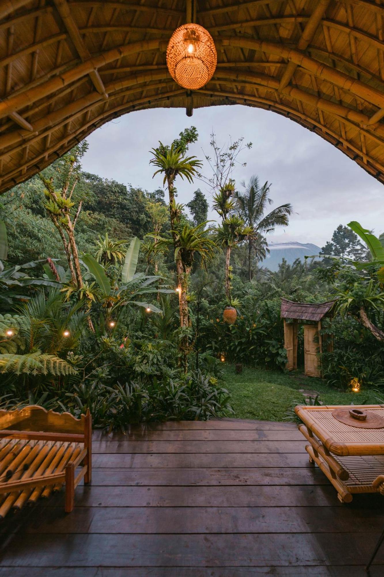 Arcada Bali Bamboo House Villa Sidemen  Exterior foto