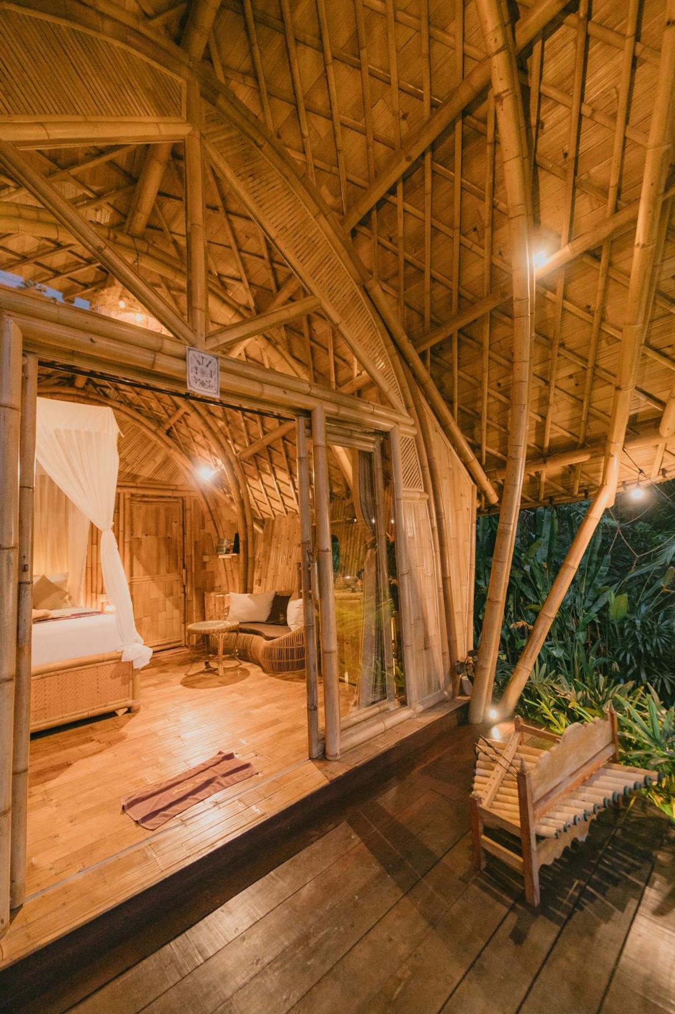 Arcada Bali Bamboo House Villa Sidemen  Exterior foto