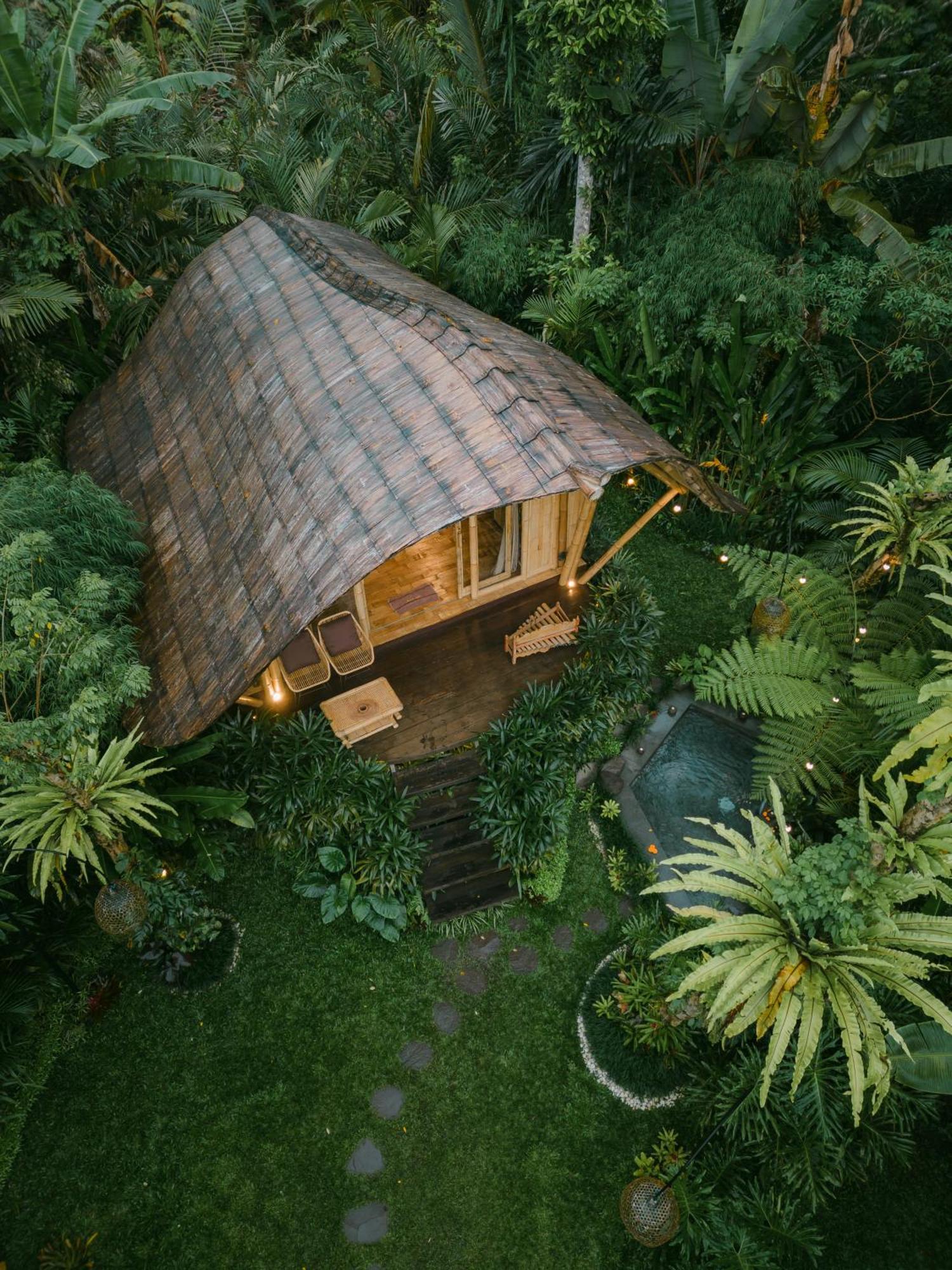 Arcada Bali Bamboo House Villa Sidemen  Exterior foto