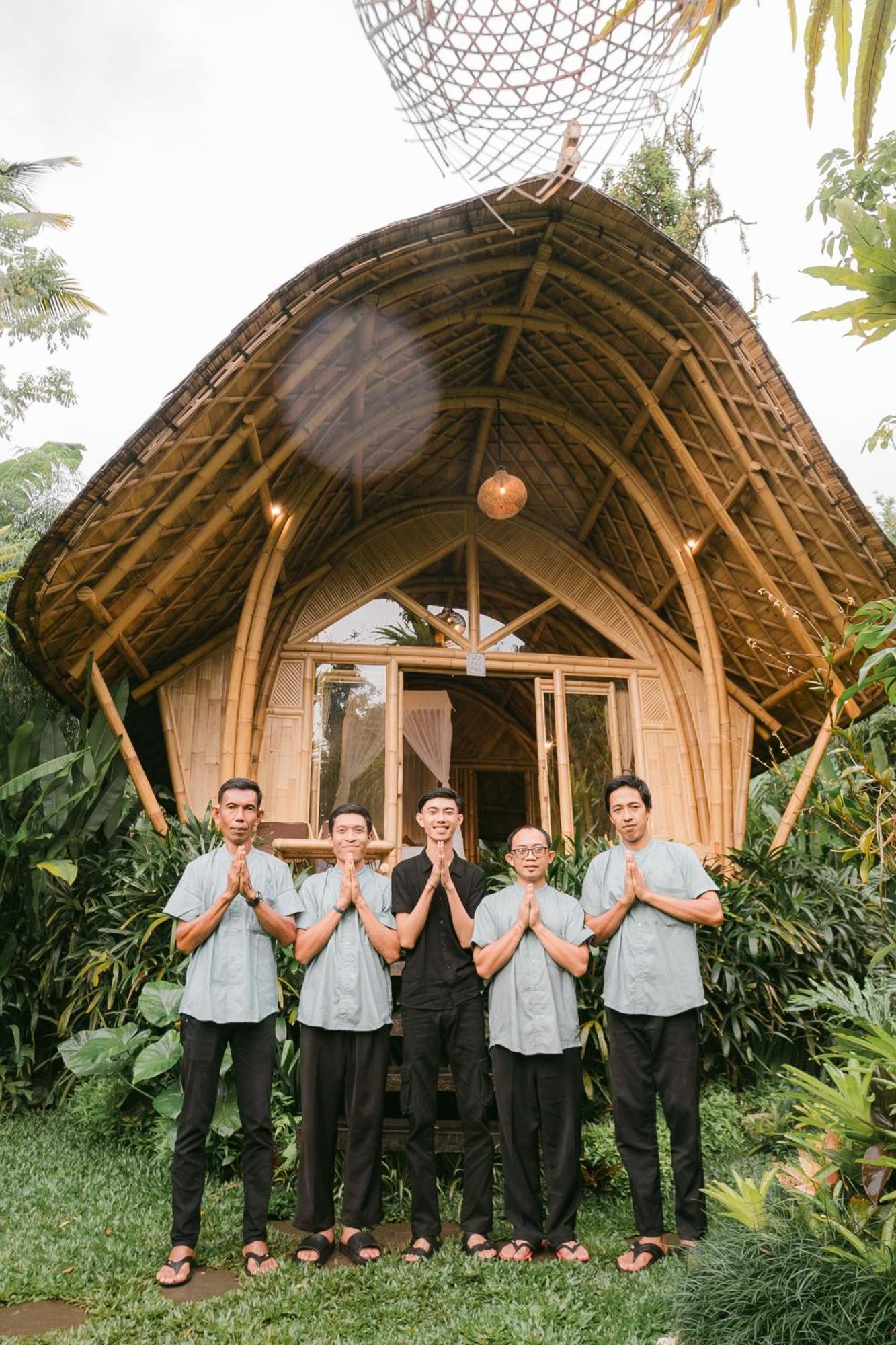 Arcada Bali Bamboo House Villa Sidemen  Exterior foto