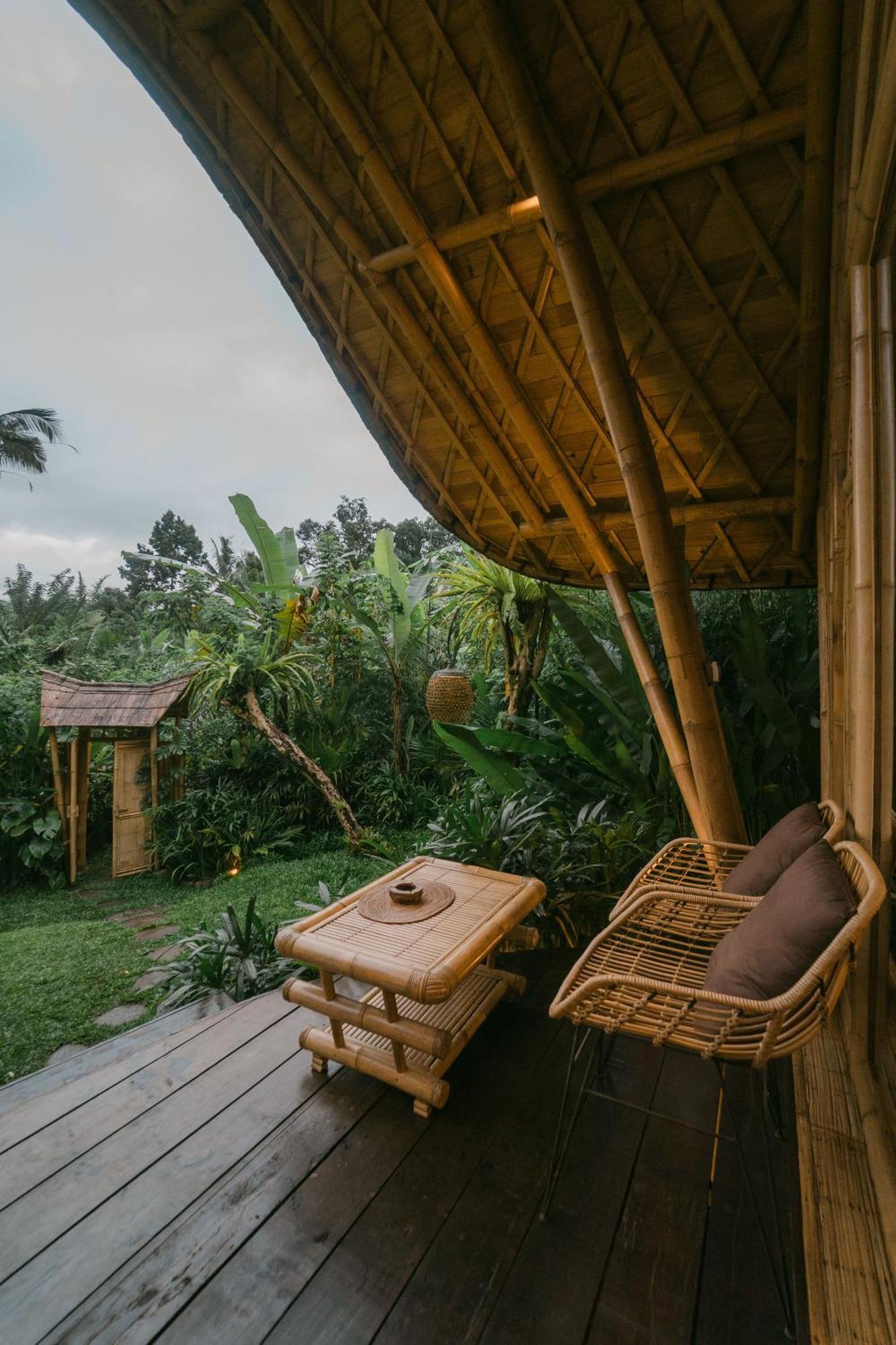Arcada Bali Bamboo House Villa Sidemen  Exterior foto