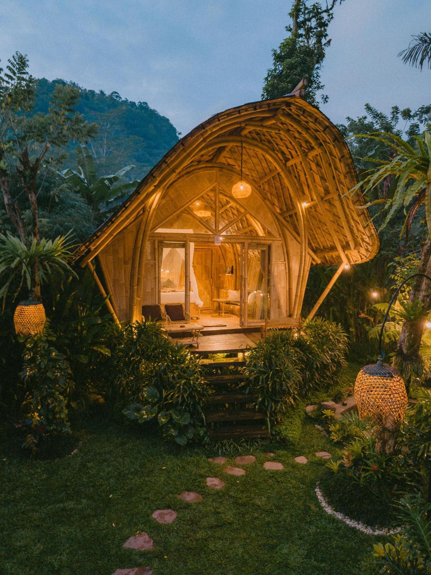 Arcada Bali Bamboo House Villa Sidemen  Exterior foto