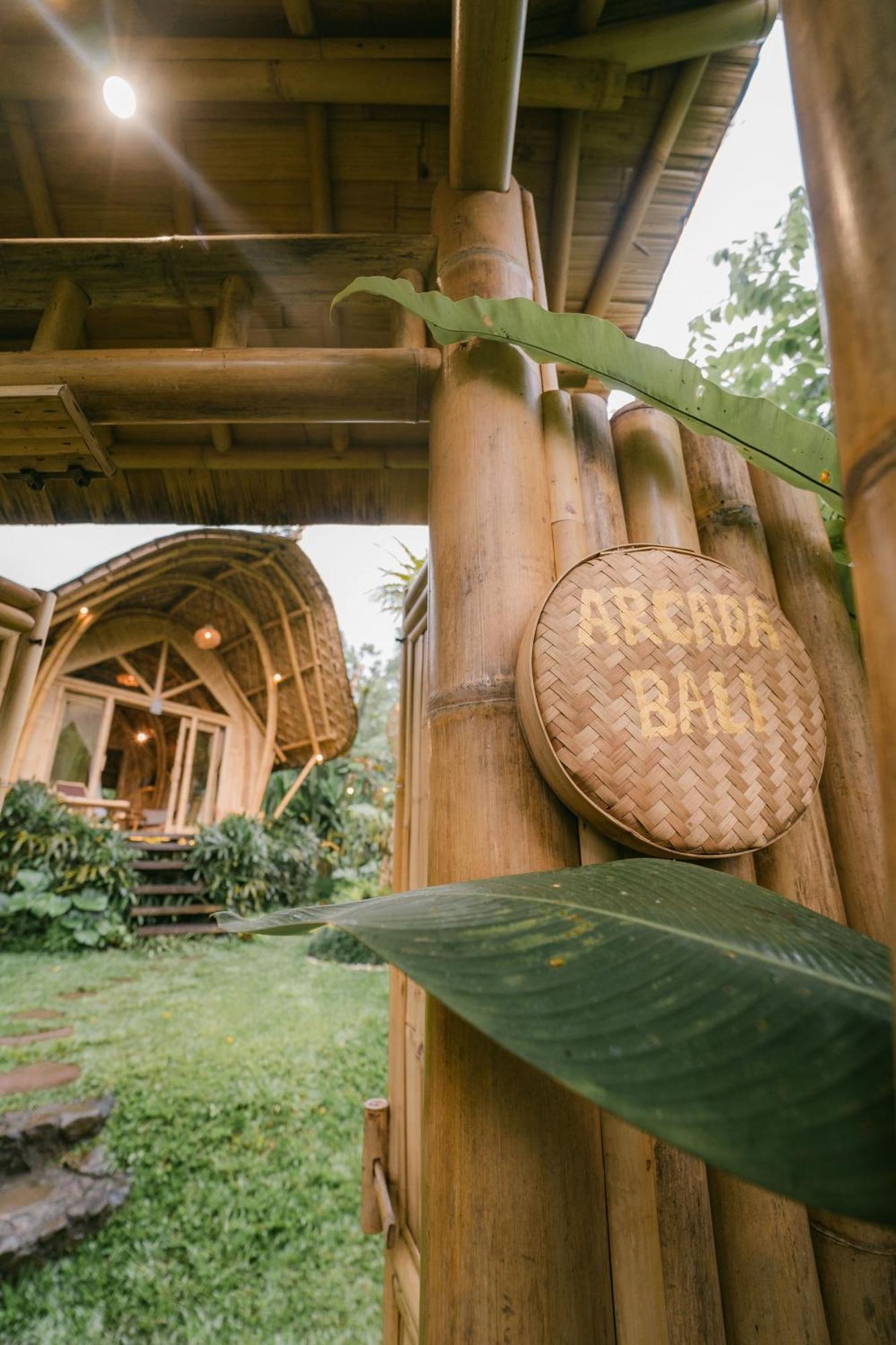Arcada Bali Bamboo House Villa Sidemen  Exterior foto