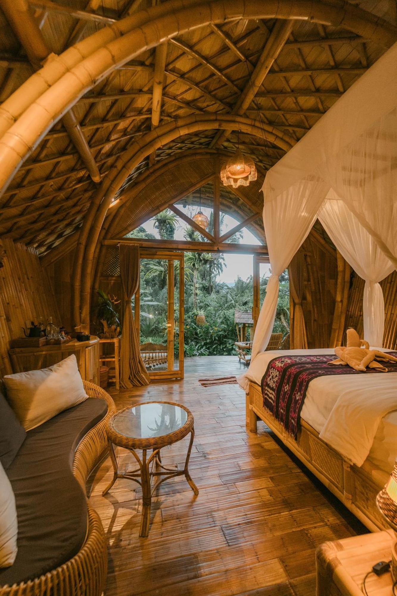 Arcada Bali Bamboo House Villa Sidemen  Exterior foto