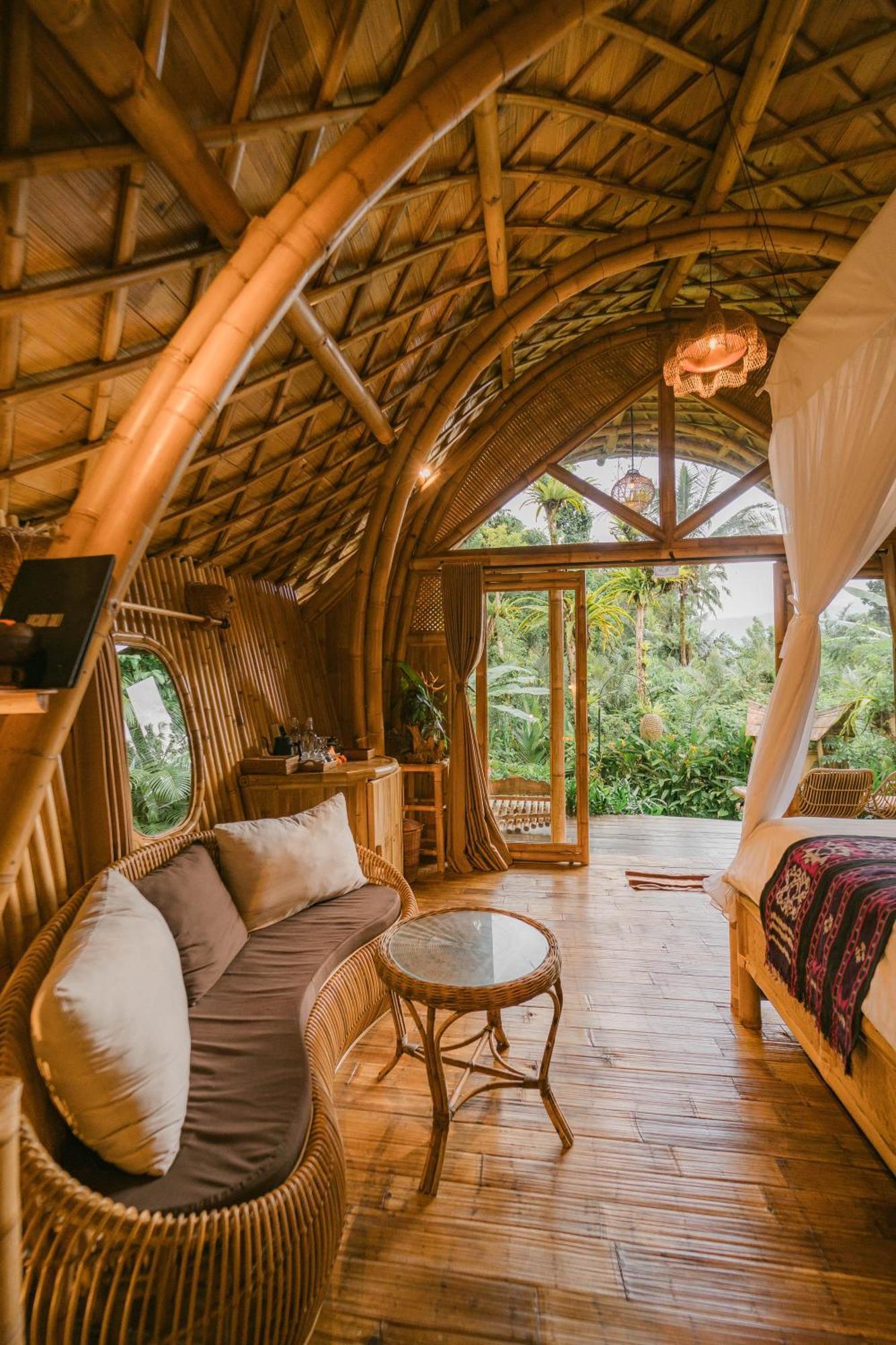 Arcada Bali Bamboo House Villa Sidemen  Exterior foto