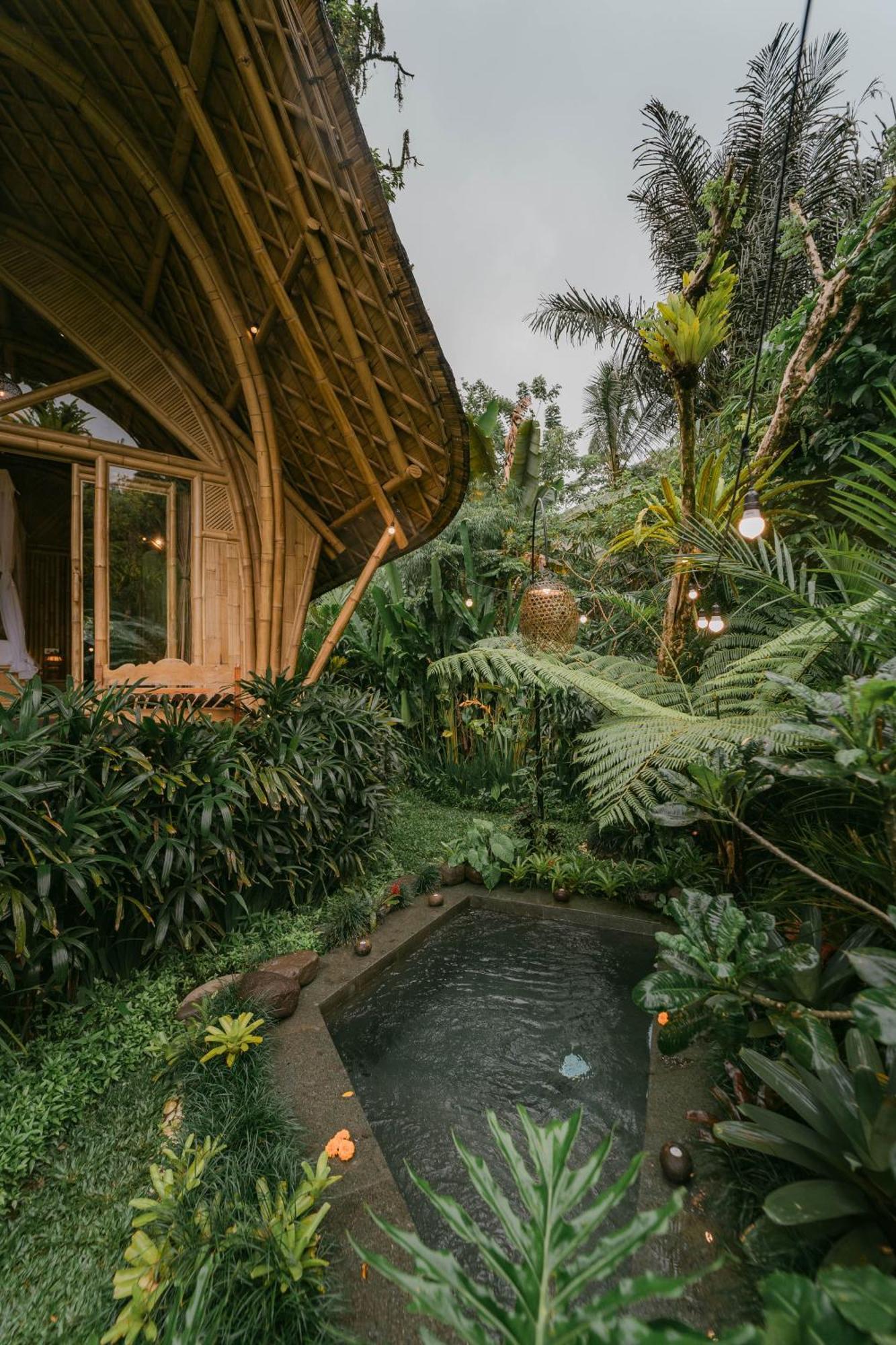 Arcada Bali Bamboo House Villa Sidemen  Exterior foto