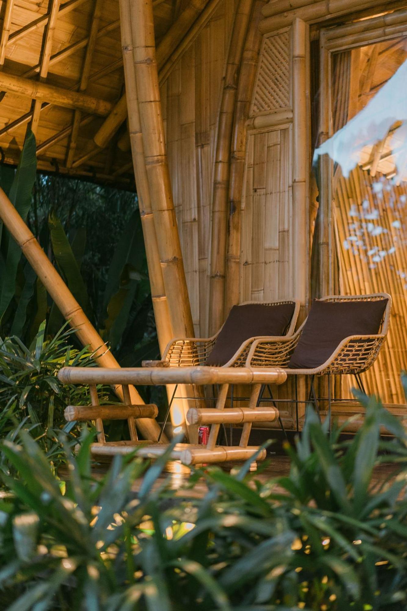 Arcada Bali Bamboo House Villa Sidemen  Exterior foto