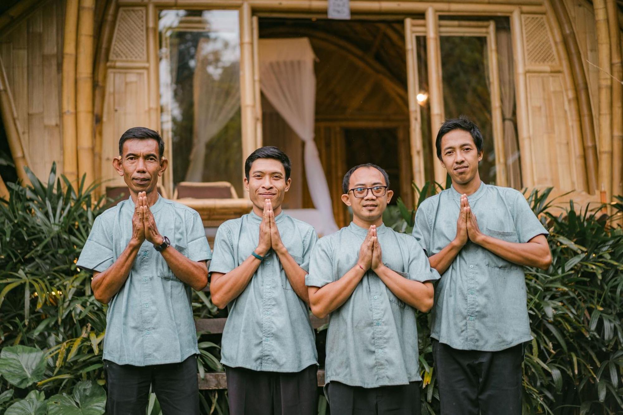 Arcada Bali Bamboo House Villa Sidemen  Exterior foto